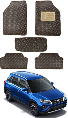 AYW Leatherite 5D Mat For  Toyota Urban Cruiser(Brown)