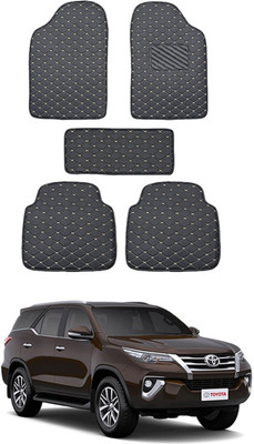 AYW Leatherite 5D Mat For  Toyota New Fortuner(Black)