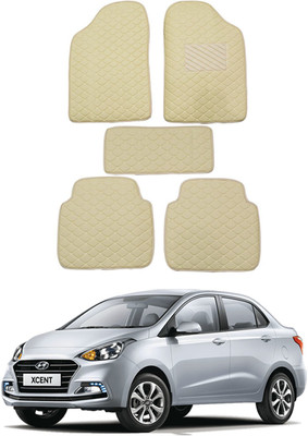 RKPSP Leatherite 5D Mat For  Universal For Car(Beige)