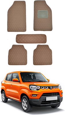 RKPSP Leatherite 5D Mat For  Universal For Car(Brown)