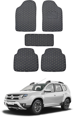 MATIES Leatherite Standard Mat For  Universal For Car(Black)