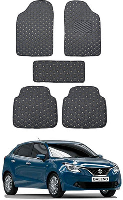 MATIES Leatherite Standard Mat For  Universal For Car(Black)