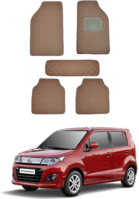 AYW Leatherite 5D Mat For  Maruti Suzuki WagonR(Brown)