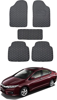 AYW Leatherite 5D Mat For  Honda New City(Black)