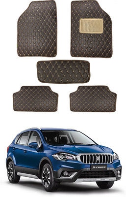 AYW Leatherite 5D Mat For  Maruti Suzuki S-Cross(Brown)