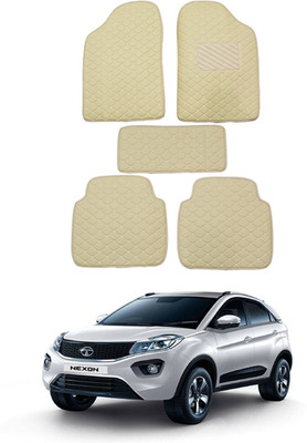 MATIES Leatherite Standard Mat For  Universal For Car(Beige)