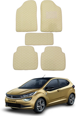RKPSP Leatherite 5D Mat For  Universal For Car(Beige)