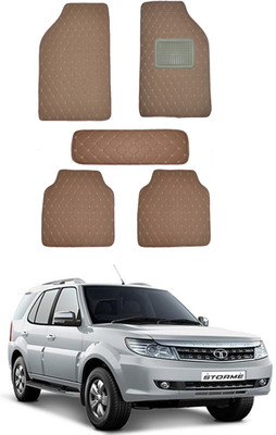 MATIES Leatherite Standard Mat For  Universal For Car(Brown)