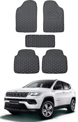 MATIES Leatherite Standard Mat For  Universal For Car(Black)