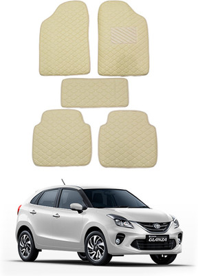 AYW Leatherite 5D Mat For  Toyota Glanza(Beige)