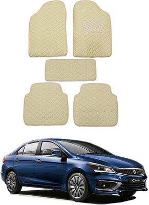 AYW Leatherite 5D Mat For  Maruti Suzuki Ciaz(Beige)