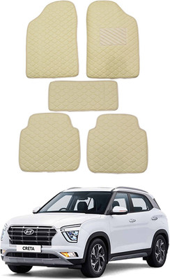 MATIES Leatherite Standard Mat For  Universal For Car(Beige)