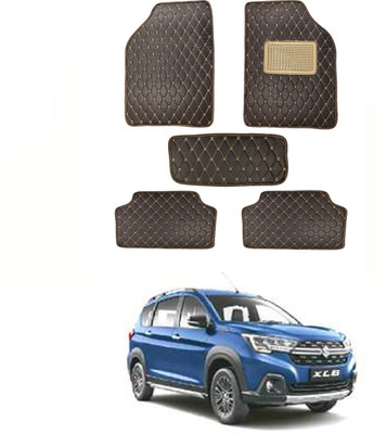 RKPSP Leatherite 5D Mat For  Universal For Car(Brown)