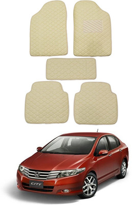 RKPSP Leatherite 5D Mat For  Universal For Car(Beige)
