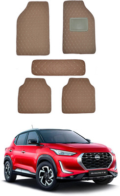 MATIES Leatherite Standard Mat For  Universal For Car(Brown)