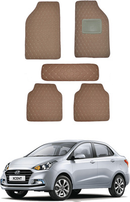 MATIES Leatherite Standard Mat For  Universal For Car(Brown)