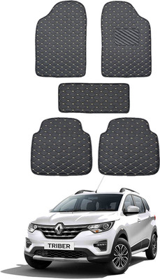 MATIES Leatherite Standard Mat For  Universal For Car(Black)