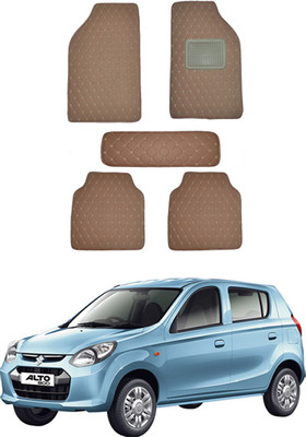 AYW Leatherite 5D Mat For  Maruti Suzuki Alto 800(Brown)