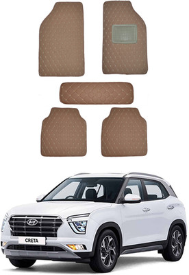 AYW Leatherite 5D Mat For  Hyundai Creta(Brown)