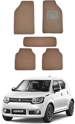 AYW Leatherite 5D Mat For  Maruti Suzuki Ignis(Brown)