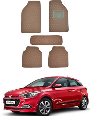 AYW Leatherite 5D Mat For  Hyundai Elite i20(Brown)