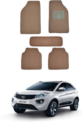 AYW Leatherite 5D Mat For  Tata Nexon(Brown)