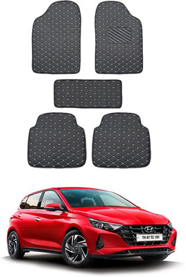 AYW Leatherite 5D Mat For  Hyundai i20(Black)