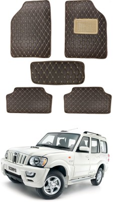 RKPSP Leatherite 5D Mat For  Mahindra Scorpio(Brown)