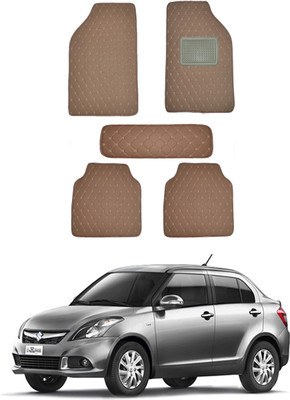 MATIES Leatherite Standard Mat For  Universal For Car(Brown)