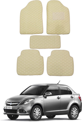 RKPSP Leatherite 5D Mat For  Universal For Car(Beige)