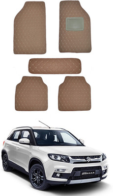 AYW Leatherite 5D Mat For  Maruti Suzuki Vitara Brezza(Brown)