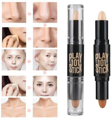LILLYAMOR Best Professional High Quality Concealer & Bronzer Highlighter & Contour Stick Concealer(BROWN, 3.6 g)