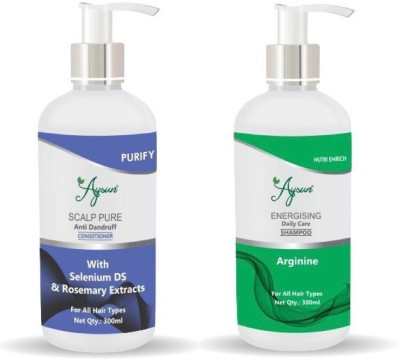 Aysun Scalp Pure Conditioner & Energising Arginine Shampoo Combo Pack of 2(2 Items in the set)