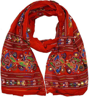 raj-rajeshwari collection Pure Cotton Embroidered Women Dupatta