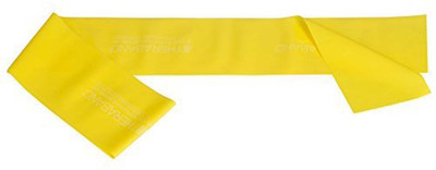 Theraband Theraband Yellow Thin / Light Resistance Latex Free Exercise Band 5 Feet( Length) x 4 Inches( Width) Resistance Band(Yellow)