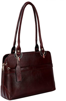 RICHSIGN LEATHER ACCESSORRIES Women Brown Shoulder Bag
