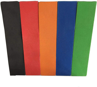 Fit City Care India Rubber Cricket Bat Toe Guard (Multi Colours, Full Size) - Pack of 5 Cricket Kit