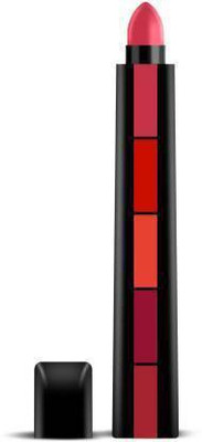 swenky Matte Lipstick 5 in 1 Shade A (Multi, 7.5 g) (multicolor, 7.5 g)(multiclur, 7.5 g)