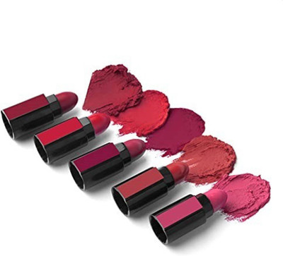 Prefetto COSMO 5 In 1 Lipstick Multicolour(RED, 5 g)