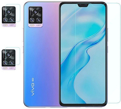 ZORAM Impossible Screen Guard for Flexible, 9H Impossible Tempered Glass Screen Guard Vivo v20 Pro(Pack of 2)