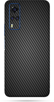 Satisfactory Vivo Y51A Mobile Skin(Black Carbon Fiber Skin With Matte Finish)