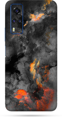 Satisfactory Vivo Y51A Mobile Skin(Black Cloud Skin With Matte Finish)