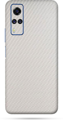 Satisfactory Vivo Y51A Mobile Skin(White Carbon Fiber Skin With Matte Finish)