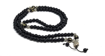 AIR9999 Auspicious Tibetan Buddha Powered Om Mani Padme Hum Engraved Bodhi Siddha Rosary Mala for Men and Women Crystal Necklace