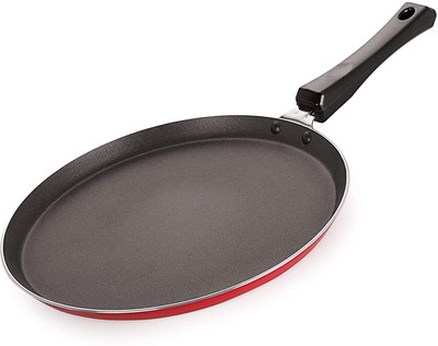 RBGIIT Non-Stick Coating Flat Dosa Tawa Flat Pan 26.5 cm diameter 1 L D-48 Non-Stick Coated Cookware Set(Aluminium, 1 - Piece)