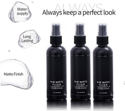 NADJA MATTE FACE SETTING SPRAY MAKEUP FIXER COMBO OF 3 Primer  - 300 ml(transparent)