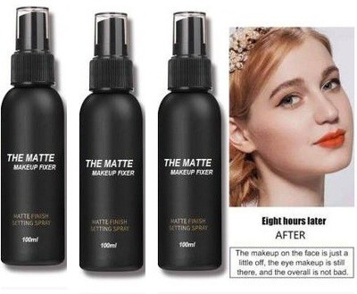 NADJA THE MATTE FACE SPRAY PREP & PRIME MAKEUP FIXER COMBO OF 3 Primer  - 300 ml(transparent)