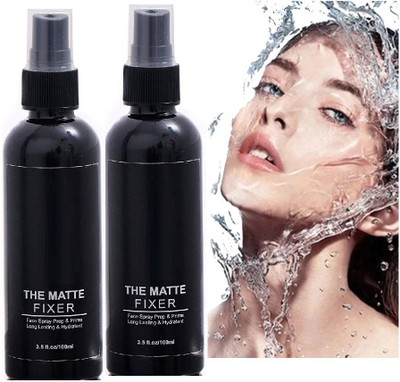 NADJA MATTE FACE SETTING SPRAY PREP & PRIME MAKEUP FIXER COMBO Primer  - 200 ml(transparent)