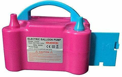 Rozi Decoration Electric Air Pump for Balloons Balloon Pump(Pink, Blue)