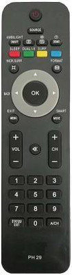 Akshita PH29 LED LCD TV Without USB Function Remote Control ( Chake Image With Old Remote ) PHILIPS Remote Controller(Black)